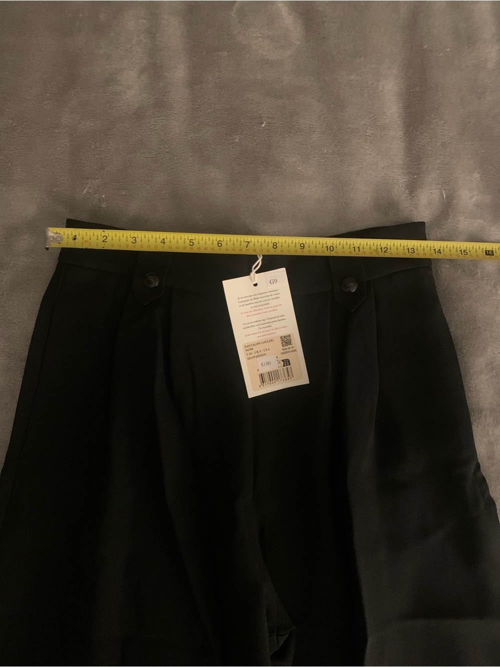 NWT Sezane Loulou Trousers - Black Size 4 (36 France) - Picture 10 of 10